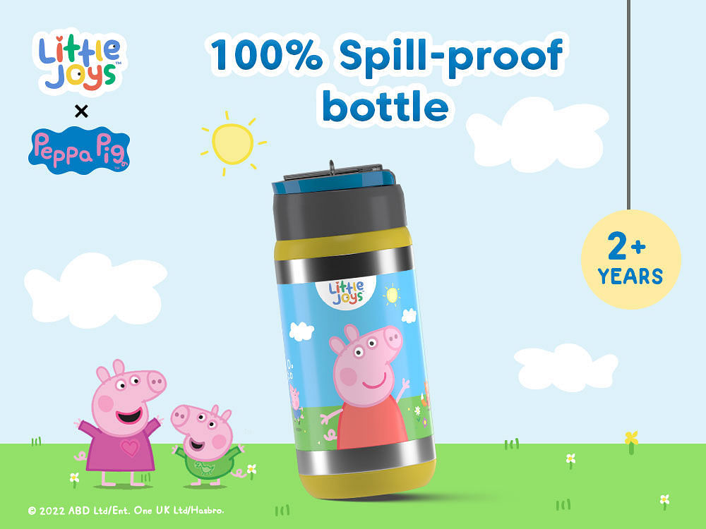 Sipper Water Bottle for Kids (270ml)  (2-9 years)