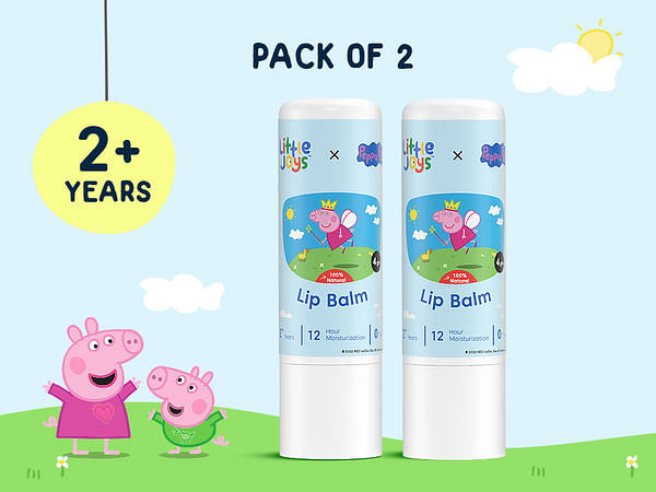 Natural Lip Balm (Pack of 2)  (2-9 years)