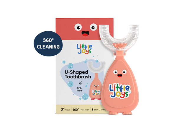 Buy Little Joys U Shaped Toothbrush for Kids with Soft Bristles
